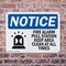 Signmission Fire Alarm Pull Station Keep OSHA Notice Sign, Plastic, 10in W x 7in L, 2PK OS-2PACK-NS-P-710-L-12542 - alternate 5